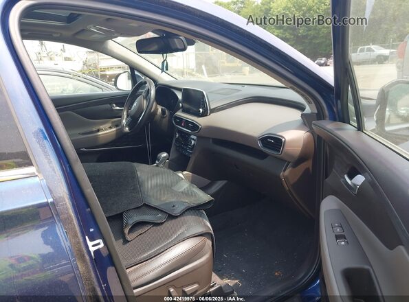 5NMS5CAD6LH233690 2020 HYUNDAI SANTA FE Blue Vista interior delantera