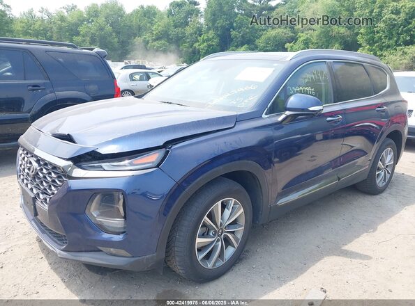 5NMS5CAD6LH233690 2020 HYUNDAI SANTA FE Blue Vista tres cuartos delantera izquierda