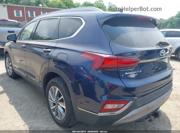 5NMS5CAD6LH233690 2020 HYUNDAI SANTA FE Blue Trasero izquierdo