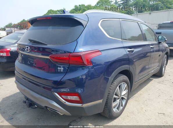 5NMS5CAD6LH233690 2020 HYUNDAI SANTA FE Blue Trasero derecho