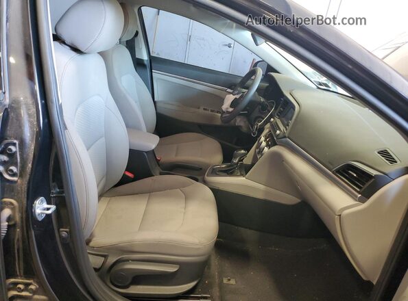 5NPD74LF9KH410371 2019 HYUNDAI ELANTRA Black Դիմացի տեսք