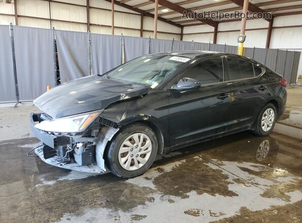 5NPD74LF9KH410371 2019 HYUNDAI ELANTRA Black Հետևի ձախ