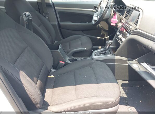 5NPD84LF2KH423606 2019 HYUNDAI ELANTRA White Vista interior delantera