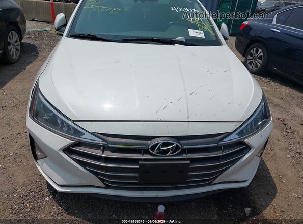 5NPD84LF2KH423606 2019 HYUNDAI ELANTRA White Vista frontal