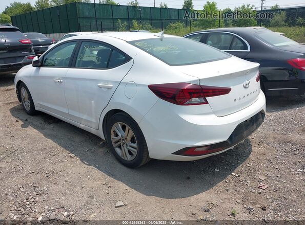 5NPD84LF2KH423606 2019 HYUNDAI ELANTRA White Trasero izquierdo