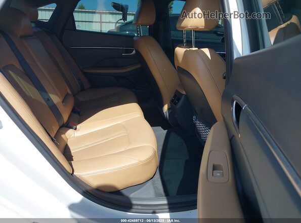 5NPEH4J24MH111973 2021 HYUNDAI SONATA Белый Вид наклейки с VIN-кодом