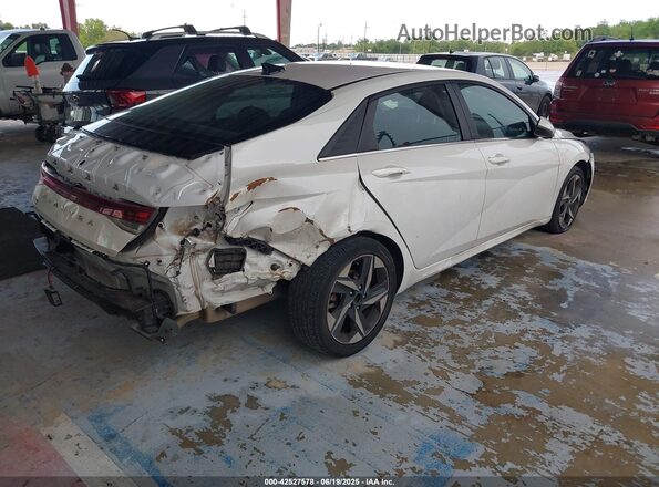 5NPLN4AG6MH015855 2021 HYUNDAI ELANTRA Белый Задняя правая четверть