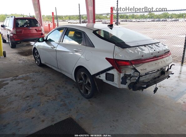 5NPLN4AG6MH015855 2021 HYUNDAI ELANTRA Белый Задняя левая четверть