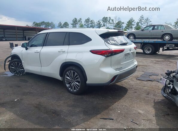 5TDFZRAHXMS038802 2021 TOYOTA HIGHLANDER White Tył lewy