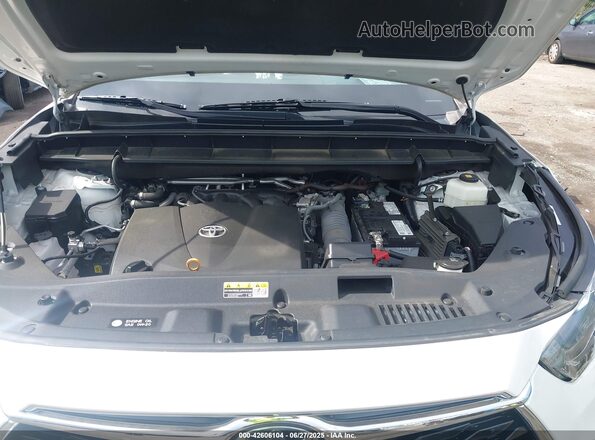 5TDFZRAHXMS038802 2021 TOYOTA HIGHLANDER White Widok z tyłu