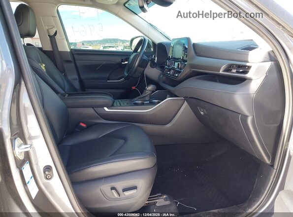 5TDHZRBH8MS556446 2021 TOYOTA LE Gray Widok wnętrza z przodu