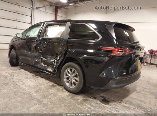 5TDKSKFC2MS004179 2021 TOYOTA LE Черный Задняя левая четверть