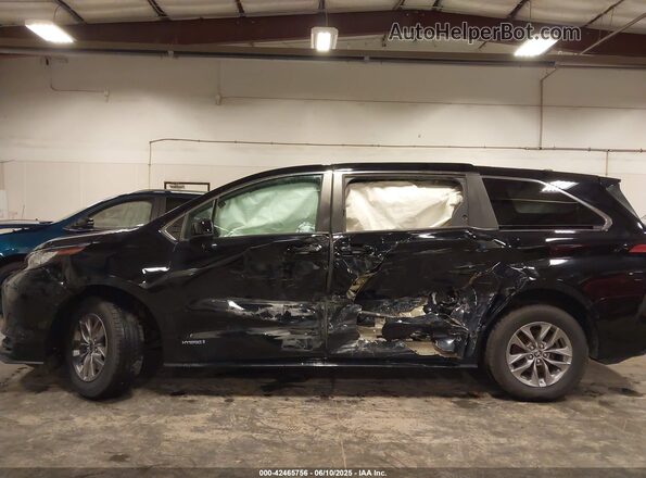 5TDKSKFC2MS004179 2021 TOYOTA LE Черный Вид спереди