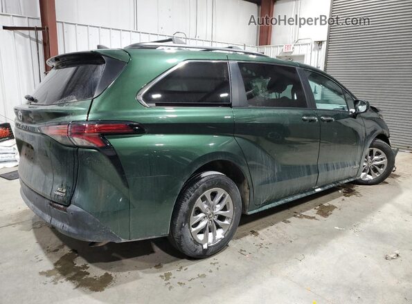 5TDYRKEC3MS066228 2021 TOYOTA LE Green Tył prawy