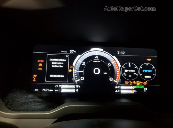 5TFPC5DB0RX054157 2024 TOYOTA LIMITED Gray Widok zestawu wskaźników