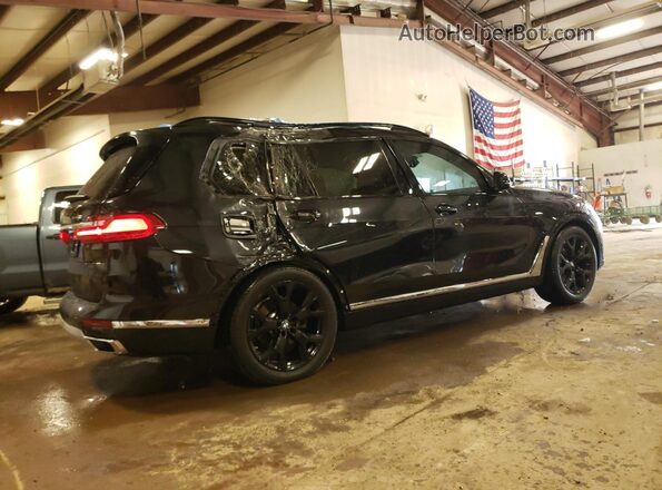 5UXCW2C02N9L06010 2022 BMW X7 Black Trasero derecho