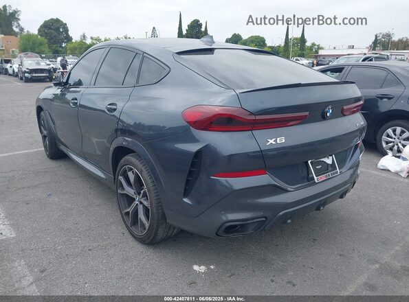 5UXCY6C07N9K65441 2022 BMW X6 Серый Задняя левая четверть