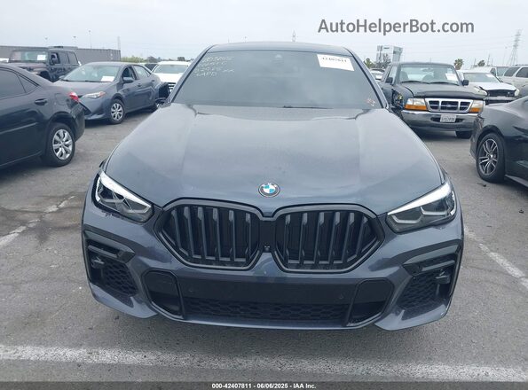 5UXCY6C07N9K65441 2022 BMW X6 Серый Вид панели приборов