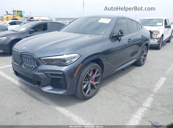 5UXCY6C07N9K65441 2022 BMW X6 Серый Вид спереди
