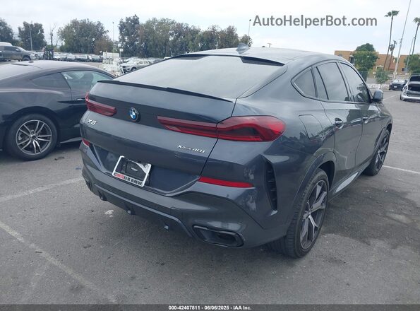 5UXCY6C07N9K65441 2022 BMW X6 Серый Задняя правая четверть