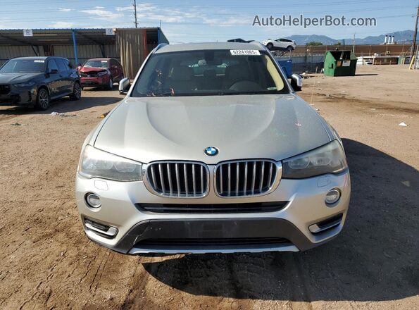 5UXWY3C5XG0N87733 2016 BMW X3 Silver წინა ხედი