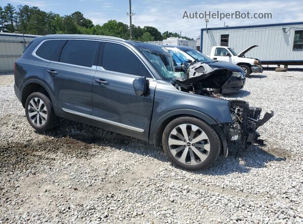 5XYP34HC9NG281860 2022 KIA TELLURIDE Black Передня права чверть