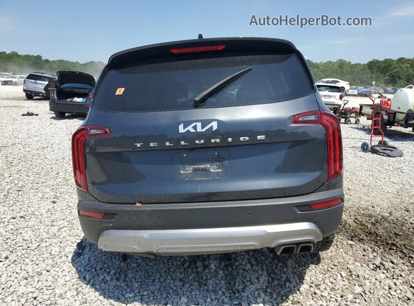 5XYP34HC9NG281860 2022 KIA TELLURIDE Black Вид ззаду