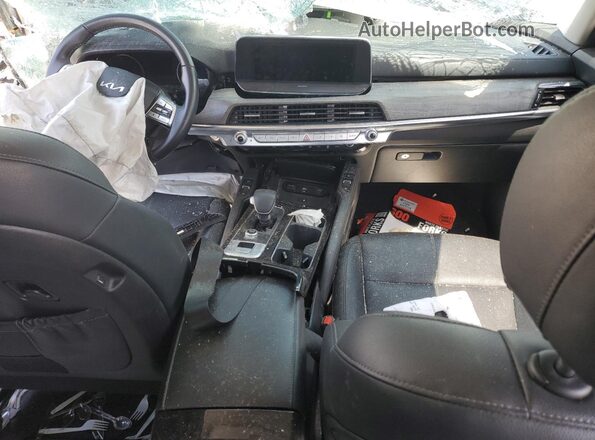 5XYP34HC9NG281860 2022 KIA TELLURIDE Black Вид панелі приладів
