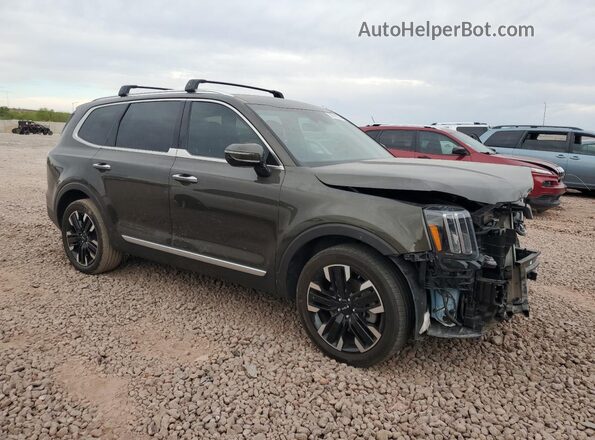 5XYP5DGC9RG411492 2024 KIA TELLURIDE Green 