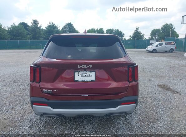5XYRG4JC0RG300938 2024 KIA SORENTO Maroon 
