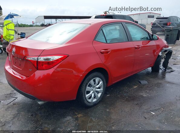 5YFBURHE4GP427067 2016 TOYOTA LL Красный Задняя правая четверть