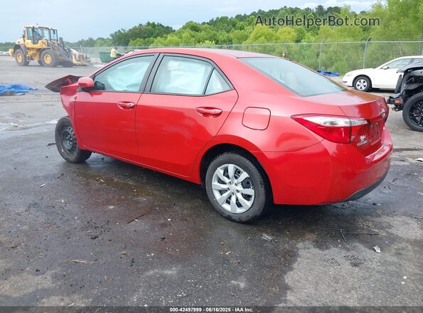 5YFBURHE4GP427067 2016 TOYOTA LL Красный Задняя левая четверть