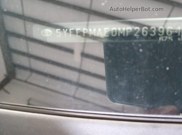 5YFEPMAE0MP263961 2021 TOYOTA LL  
