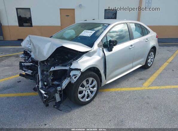 5YFEPMAE9MP271234 2021 TOYOTA LL Серебряный Передняя левая четверть
