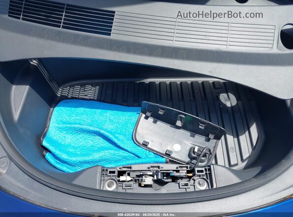 5YJ3E1EB2MF925319 2021 TESLA MODEL 3 Синий Вид сзади
