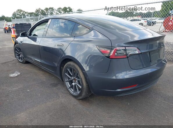 5YJ3E1EB5NF257856 2022 TESLA MODEL 3 Gray Հետևի ձախ