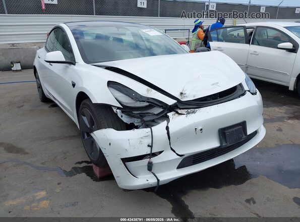 5YJ3E1EB9PF393085 2023 TESLA MODEL 3 White Вид спереду