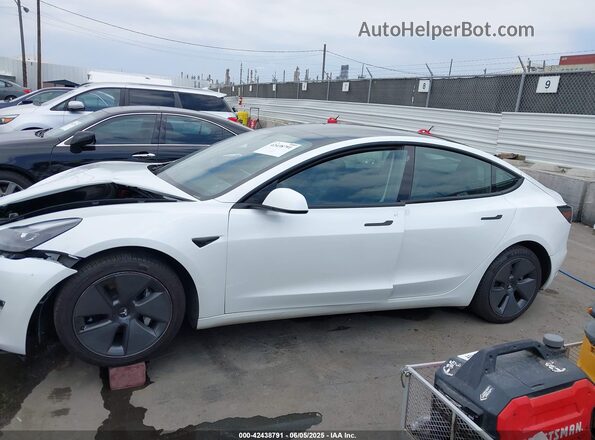 5YJ3E1EB9PF393085 2023 TESLA MODEL 3 White Панорамний вид салону 360°