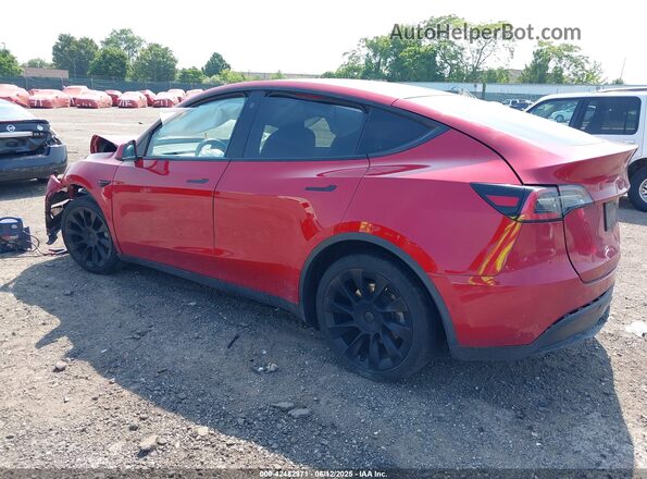 5YJYGDEE2MF062405 2021 TESLA MODEL Y Red Rear left