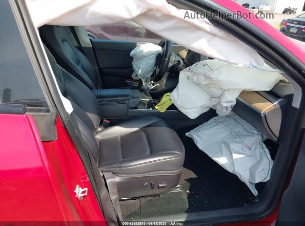 5YJYGDEE2MF062405 2021 TESLA MODEL Y Red Front interior view