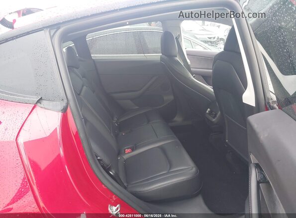 5YJYGDEE3MF092447 2021 TESLA MODEL Y Красный Вид наклейки с VIN-кодом