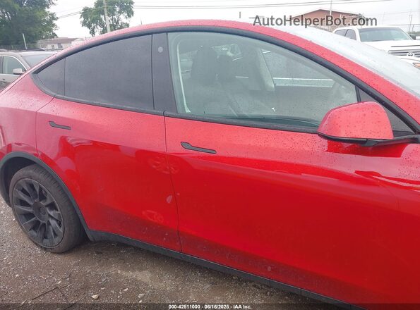5YJYGDEE3MF092447 2021 TESLA MODEL Y Красный Вид щитка приборов