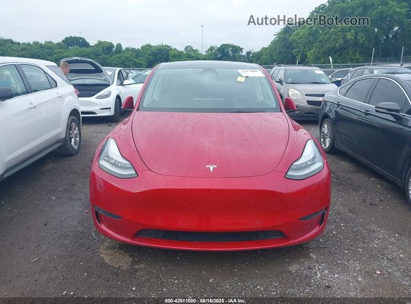 5YJYGDEE3MF092447 2021 TESLA MODEL Y Красный Вид панели приборов