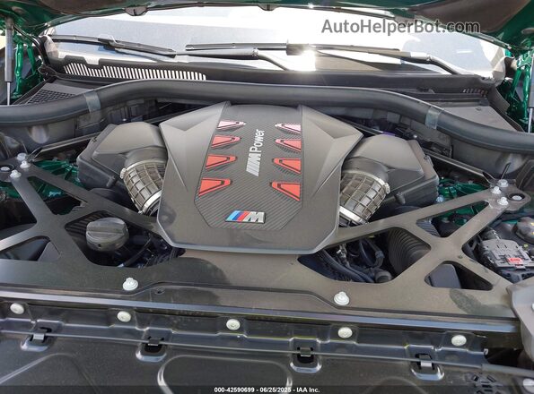 5YM23ET05R9W03079 2024 BMW X6 M Green Вид ззаду