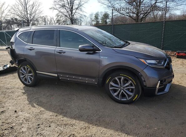 7FART6H9XME029487 2021 HONDA CR-V Gray Delantero derecho