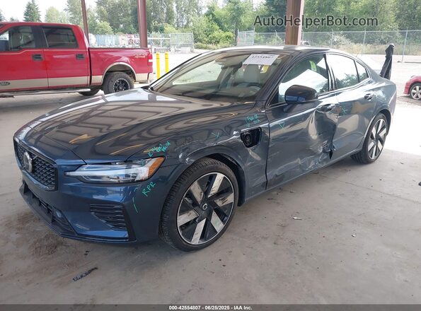 7JRH60FM6RG325382 2024 VOLVO S60 RECHARGE PLUG-IN HYBRID Black Przód lewy