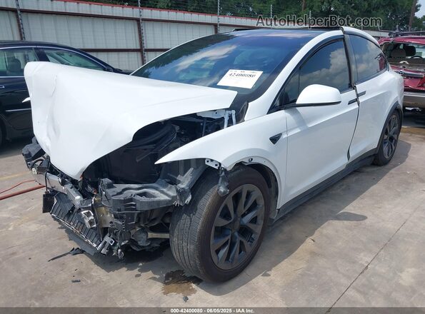 7SAXCBE57PF421329 2023 TESLA MODEL X White Przód lewy