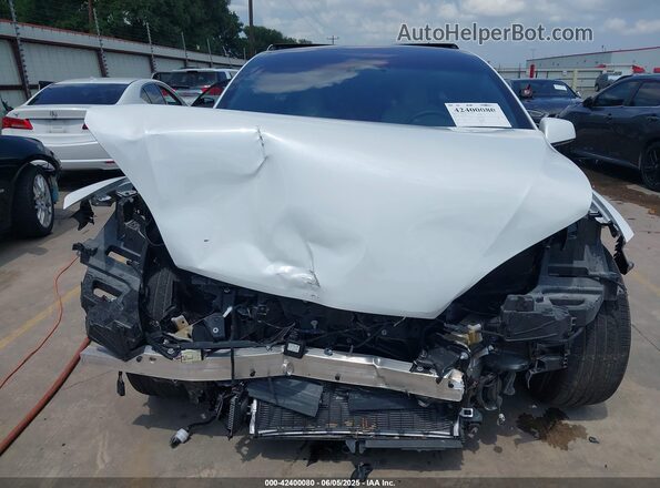 7SAXCBE57PF421329 2023 TESLA MODEL X White Widok zestawu wskaźników