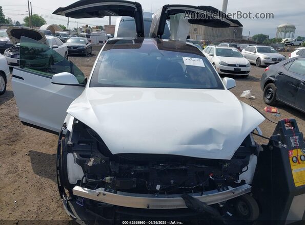 7SAXCDE53PF415569 2023 TESLA MODEL X White Սալոնի հետևի տեսք