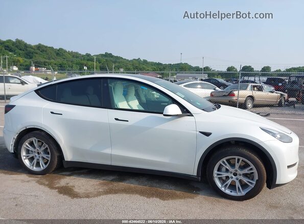 7SAYGAEE2PF648446 2023 TESLA MODEL Y White Rear interior view